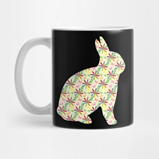 Bunny - Floral Pattern Design Mug